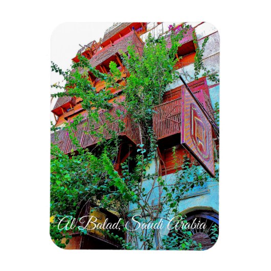 Al Balad, Saudi-Arabien Magnet (Vertikal)