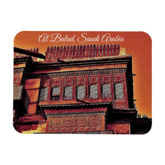 Al Balad, Saudi-Arabien Magnet (Horizontal)