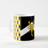 Al-Barran-Bevölkerung Abzeichen Kaffee-Tasse Kaffeetasse (Vorderseite Links)