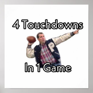 Al Bundy 4 Touchdowns in 1 Game Poster
