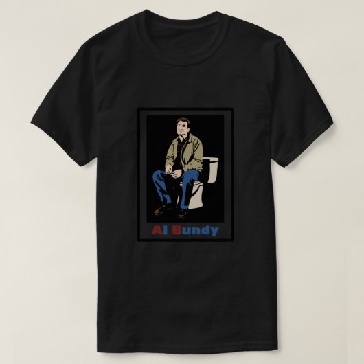 Al Bundy auf der Toilette Verheiratet mit Kinder K T-Shirt (Design vorne)