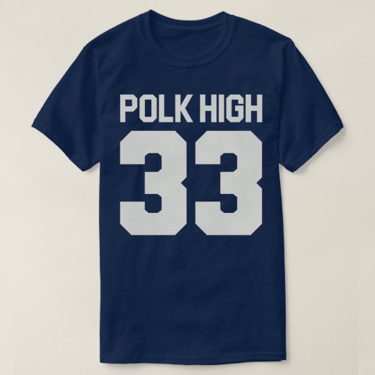 Al Bundy Polk High Jersey FrontBack Print T-Shirt (Design vorne)