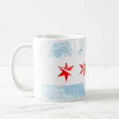 Al Capone Chicago Flagge Kaffeetasse (Links)