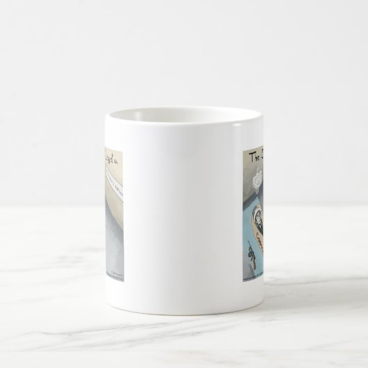 Al Capone Funeral Funny Kaffeetasse (Mittel)