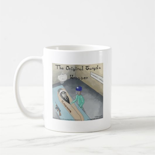 Al Capone Funeral Funny Kaffeetasse (Links)