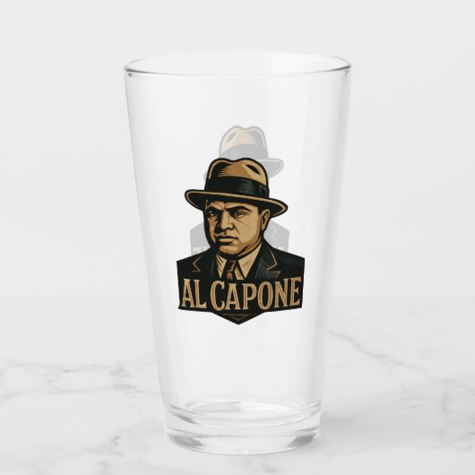 Al Capone Glass Glas (Vorderseite)