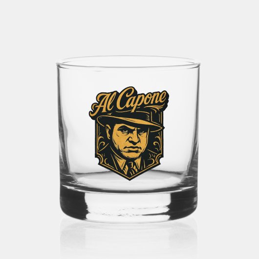Al Capone Glass Whiskyglas (Vorderseite)