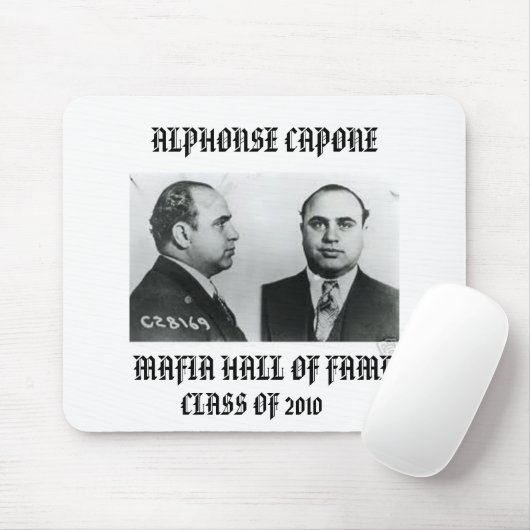AL CAPONE-MAFIA-MAUSUNTERLAGE MOUSEPAD (Mit Mouse)
