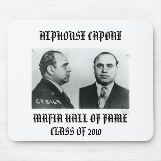 AL CAPONE-MAFIA-MAUSUNTERLAGE MOUSEPAD (Vorne)