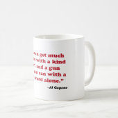 Al Capone - nette Wort-Tasse Kaffeetasse (VorderseiteRechts)