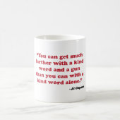 Al Capone - nette Wort-Tasse Kaffeetasse (Mittel)