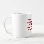 Al Capone - nette Wort-Tasse Kaffeetasse (Links)