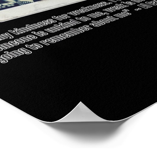 Al Capone Zitat Poster (Ecke)