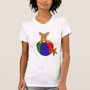 AL Chihuahua auf einem Wasserball Shirt