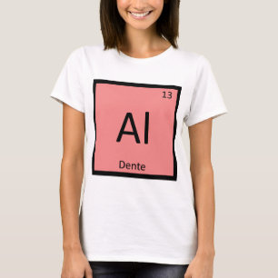 Al - Dente Pasta Chemie Periodensystem Symbol T-Shirt