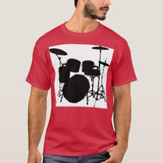 al Drums Musikinstrument Sticker T-Shirt