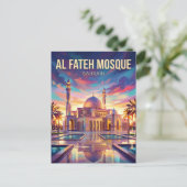 Al Fateh-Großmoschee Bahrain Postkarte (Stehend Vorderseite)