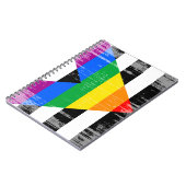 AL FLAG DISTRESSED -.pnng Notizblock (Linke Seite)