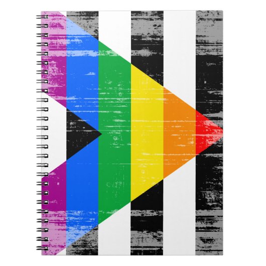 AL FLAG DISTRESSED -.pnng Notizblock (Vorderseite)