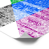 AL FLAG DISTRESSED -.pnng Poster (Ecke)