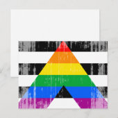 AL FLAG DISTRESSED -.pnng Postkarte (Vorne/Hinten)