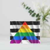 AL FLAG FLYING -.png Postkarte (Stehend Vorderseite)