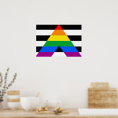 AL FLAG ORIGINAL -.pnng Poster (Küche)