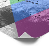 AL FLAG ORIGINAL -.pnng Poster (Ecke)