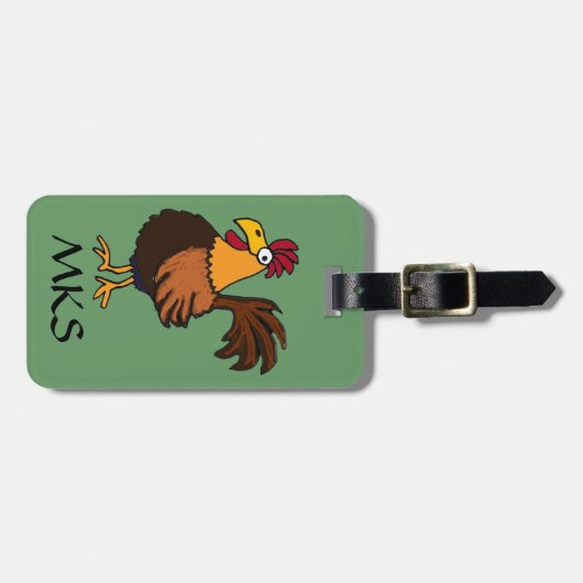 AL flippiger Hahn-Gepäckanhänger Gepäckanhänger (Vorderseite horizontal)