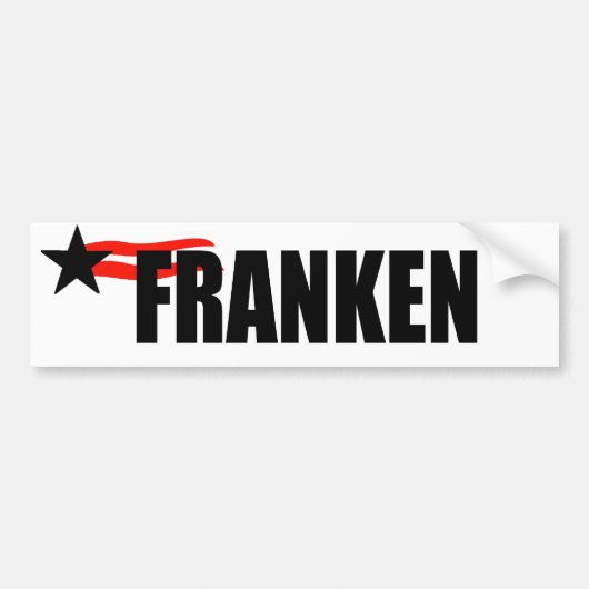 AL FRANKEN AUTOAUFKLEBER (Vorne)