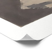 Al-Fresco-Meeresblick-Dinieren-Ölgemälde Poster (Ecke)