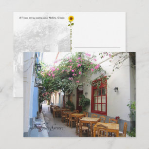 Al Fresco, Nafplio, Griechenland - Postkarte