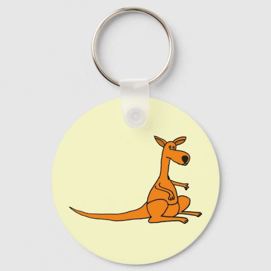 AL-Funny Kangaroo Schlüsselanhänger (Vorderseite)