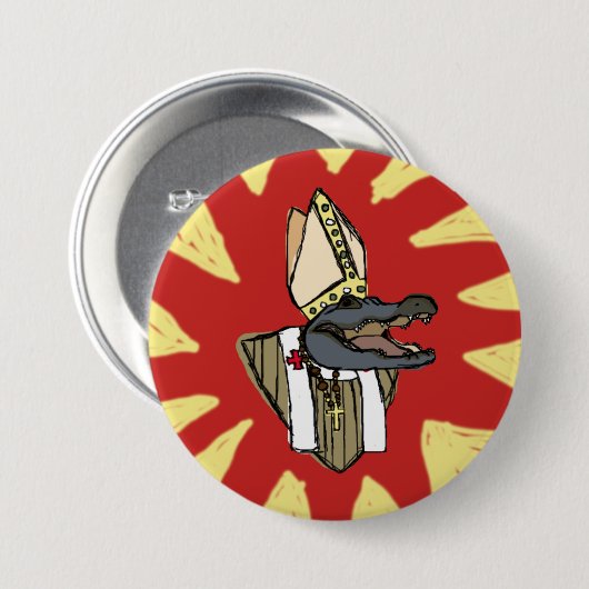 Al G. für Papst Button (Vorne & Hinten)