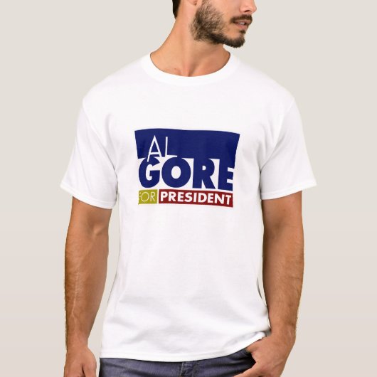 Al Gore für Präsident V1 T-Shirt (Vorderseite)