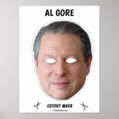 AL GORE Halloween Mask Poster (Vorne)