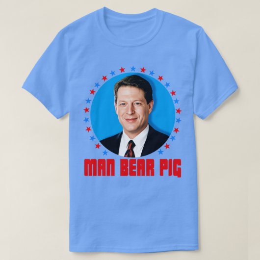 Al Gore Man Bear Pig T-Shirt (Design vorne)