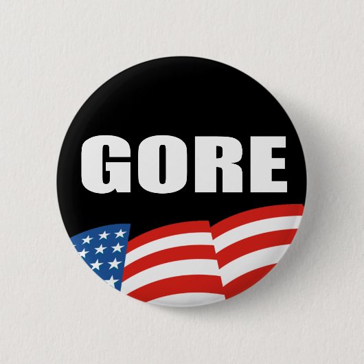 AL GORE-Wahl-Gang Button (Vorderseite)