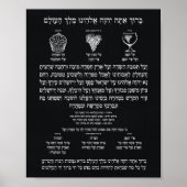 Al Hamichya Chalkboard Poster (Vorne)