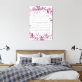 Al HaNisim Hanukkah Gebet in Hebräisch & Englisch Leinwanddruck (Insitu (Schlafzimmer))