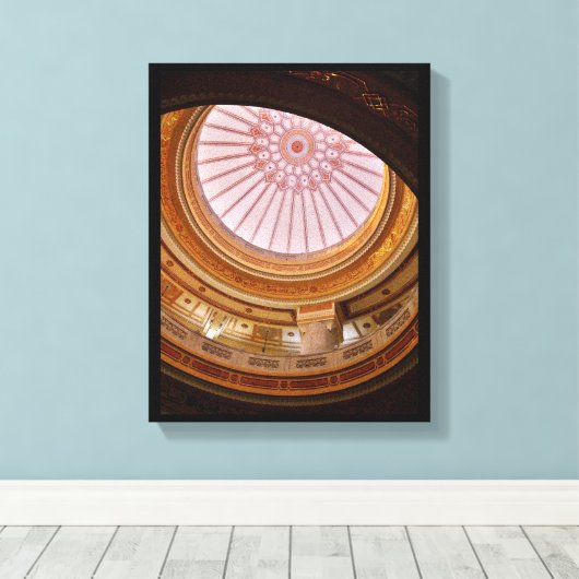 Al Haram Dome Leinwanddruck (Insitu (Holzboden))