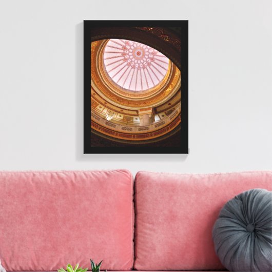 Al Haram Dome Leinwanddruck (Insitu (Wohnzimmer))