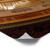 Al Haram Mosque Dome Poster (Ecke)