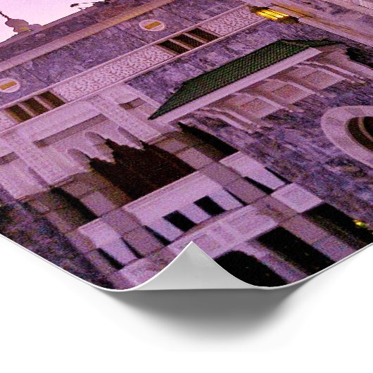 Al Haram Mosque Poster (Ecke)