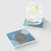 Al Hayy Select - Marble Stone Untersetzer (Seitenansicht)