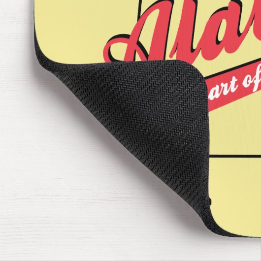 Al Herz von Dixie Slogan Mousepad (Ecke)