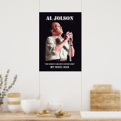 Al Jolson on Tour Poster (Küche)