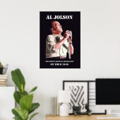 Al Jolson on Tour Poster (Heimbüro)