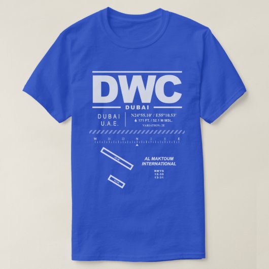 Al Maktoum International Airport DWC T - Shirt (Design vorne)
