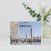 Al Masjid an Nabawi Medina Saudi Arabien Postkarte (Stehend Vorderseite)